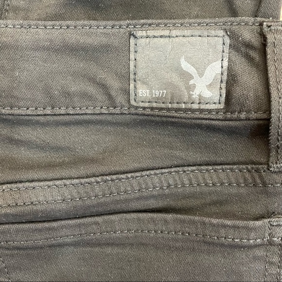 American Eagle Black Jeggings Pants - Picture 5 of 7